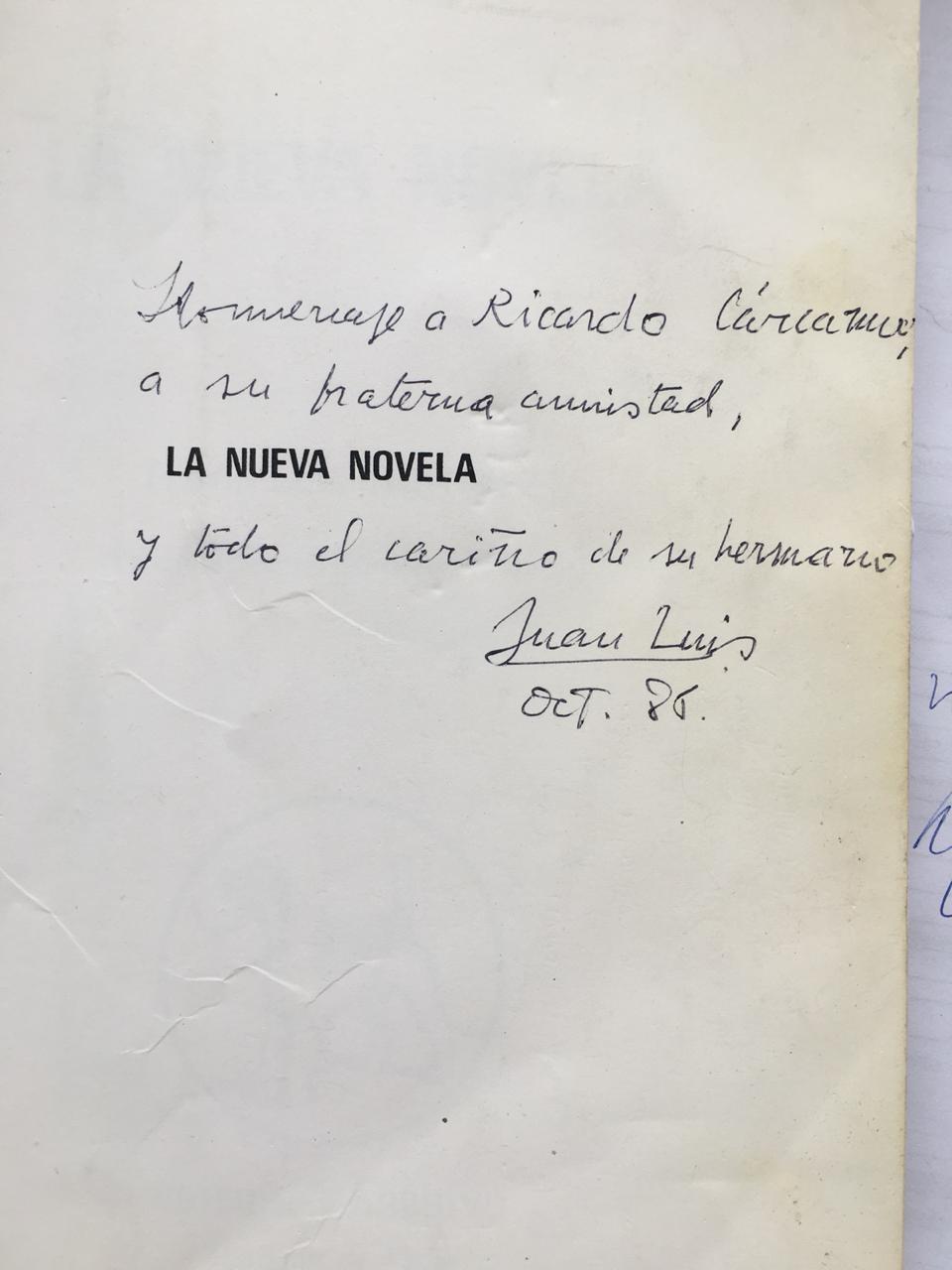 Ricardo Cárcamo: "I wrote the annotations in the 2017 edition of The New Novel": A Conversation with Scott Weintraub