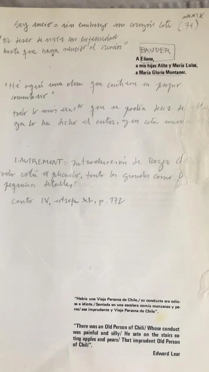 Ricardo Cárcamo: "Las anotaciones manuscritas de La nueva novela del 2017 son mías": Una conversación con Scott Weintraub